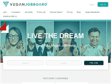 Tablet Screenshot of jobs.veganmainstream.com